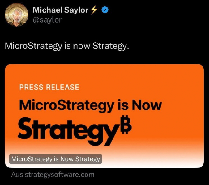 
			Опасения касательно продажи Strategy биткоинов оказались преувеличенными		
