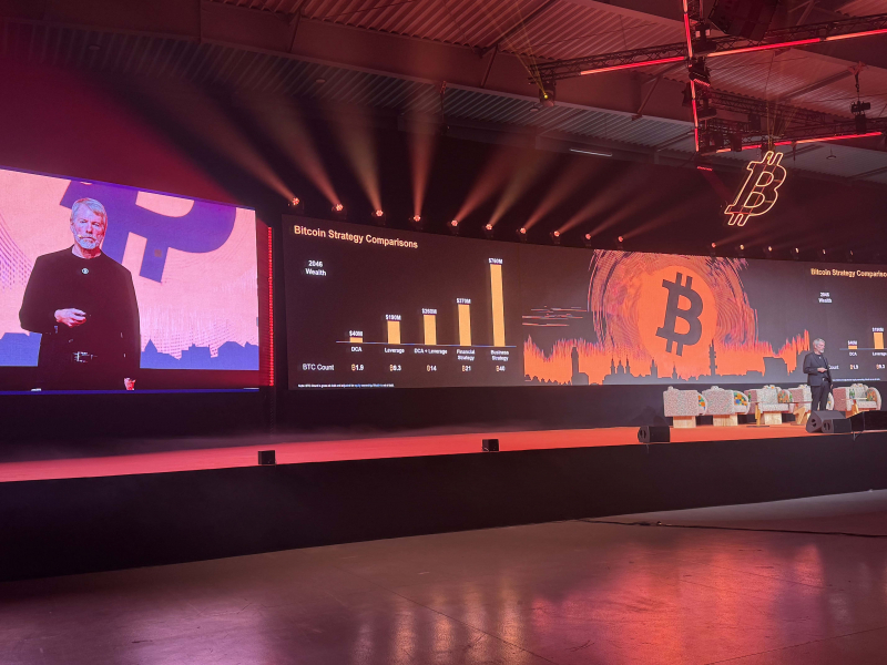
			Майкл Сэйлор на BTC Prague: биткоин достигнет $21 млн в течение 21 года		